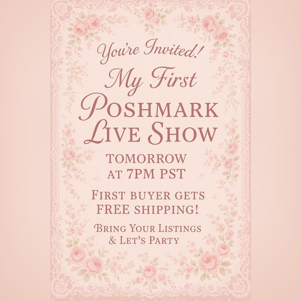 Floral Pink Party Invitation